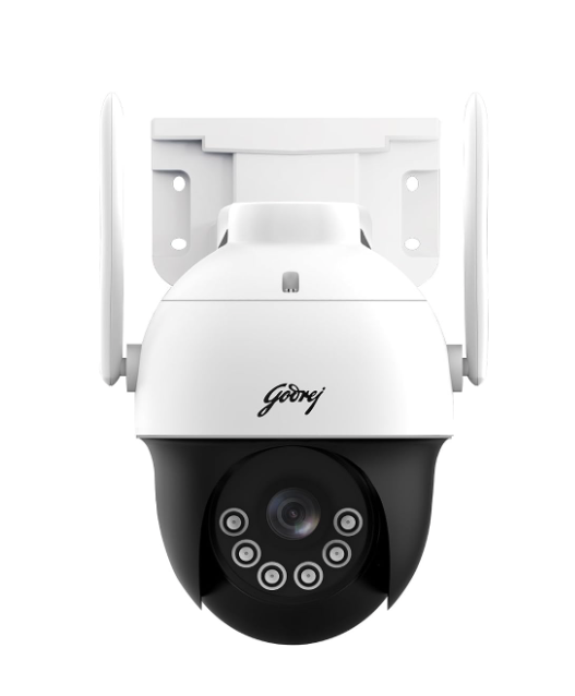 Godrej 3MP Smart 4G Mini PT CCTV Camera | EVE Pro 4G Mini PT | Night Vision | 360° View | AI Human Tracking | Motion Detection | Outdoor Camera