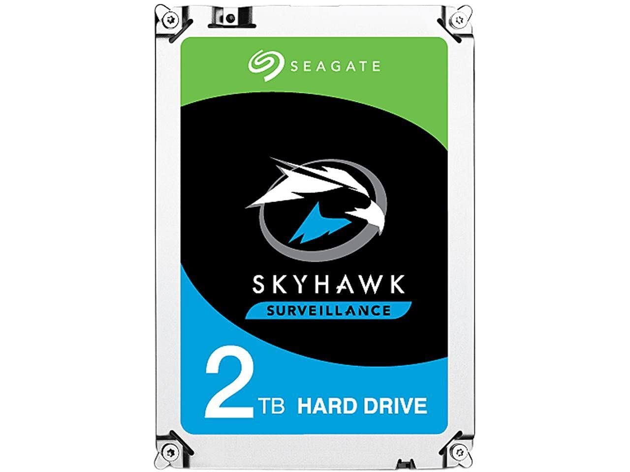 Seagate SkyHawk 2 TB Surveillance Internal Hard Drive HDD – 3.5 Inch SATA 6 Gb/s 64 MB Cache for DVR NVR Security Camera System