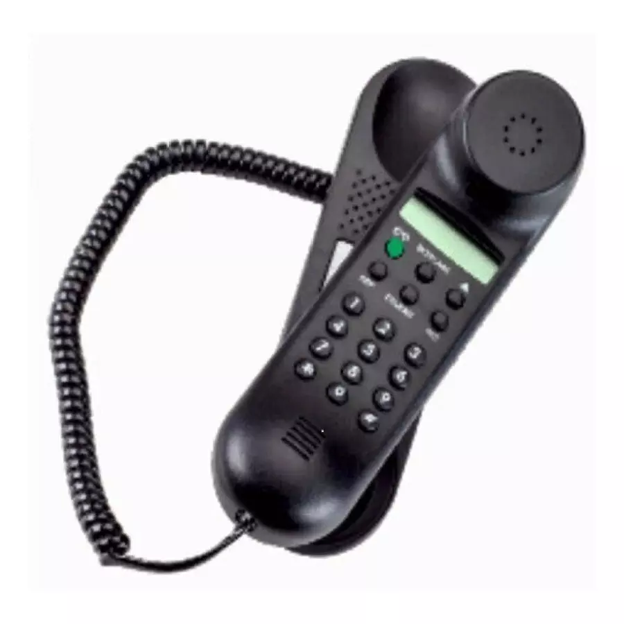 Beetel Landline Phone with Answering Machine Corded Black, M25